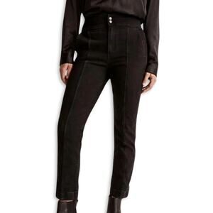 Madewell Mom Jeans Soft High Rise Vintage Tuxedo Inspired Black Women's 26 NWT